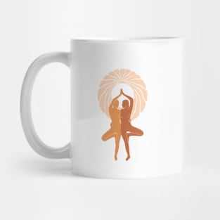 Friendship Unity Yoga Position Mug